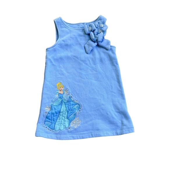 Disney Store Cinderella Princess Sweatshirt Dress Size 4 - Picture 1 of 8